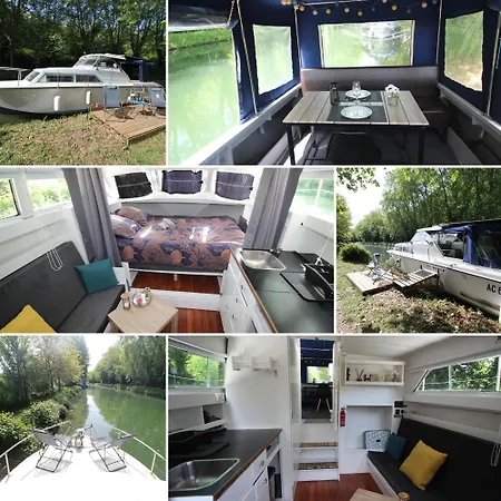 Nuit A Quai Sur Notre Vedette! Chauffee ! Hotel na wodzie Meilhan-sur-Garonne